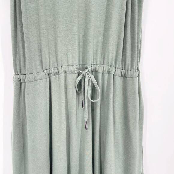 Sweaty Betty Take it Easy Drop Waist Dress in Sage Green Size Medium (8-10) - Picture 4 of 11